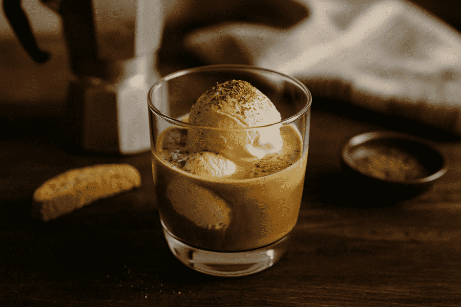 Making affogato