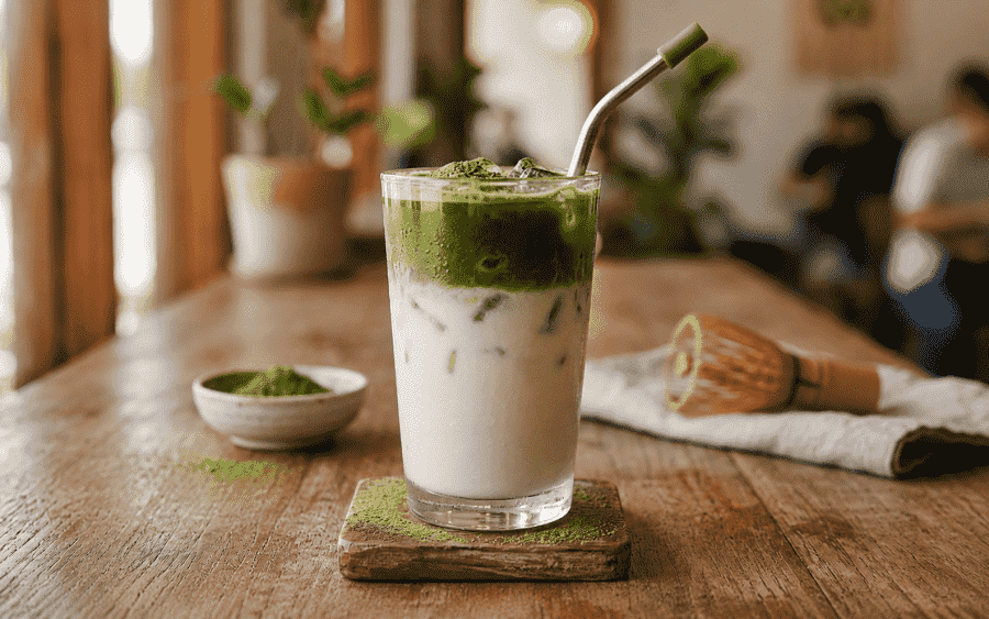 Iced matcha latte recipe: cool, creamy and easy to make