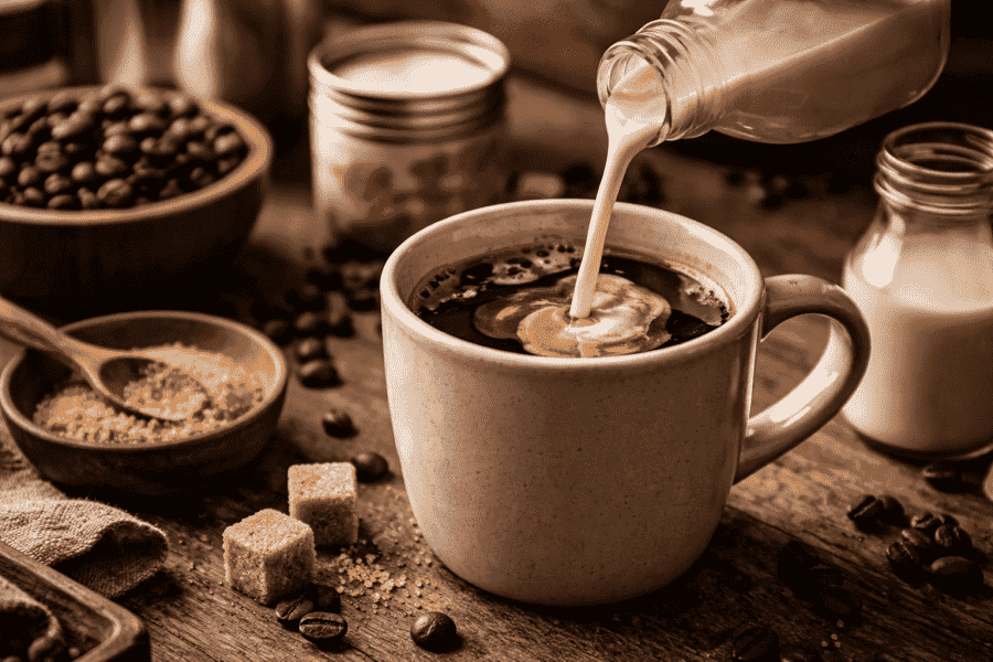 All about coffee milk: types, flavour and use