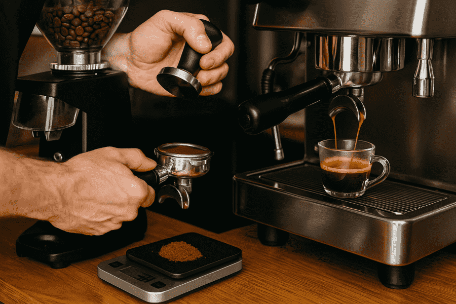 What is a doppio espresso (double espresso)?