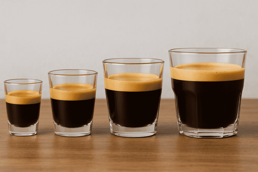 How many ml is an espresso