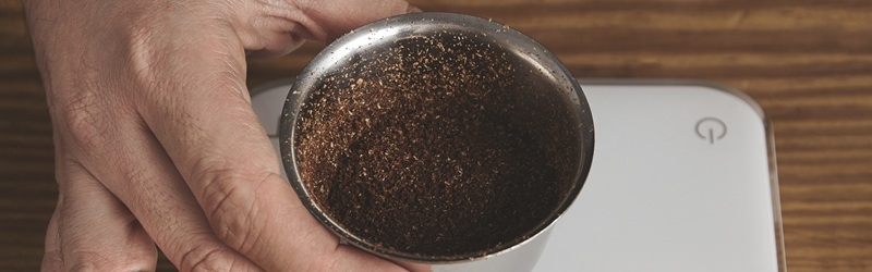 Ground coffee