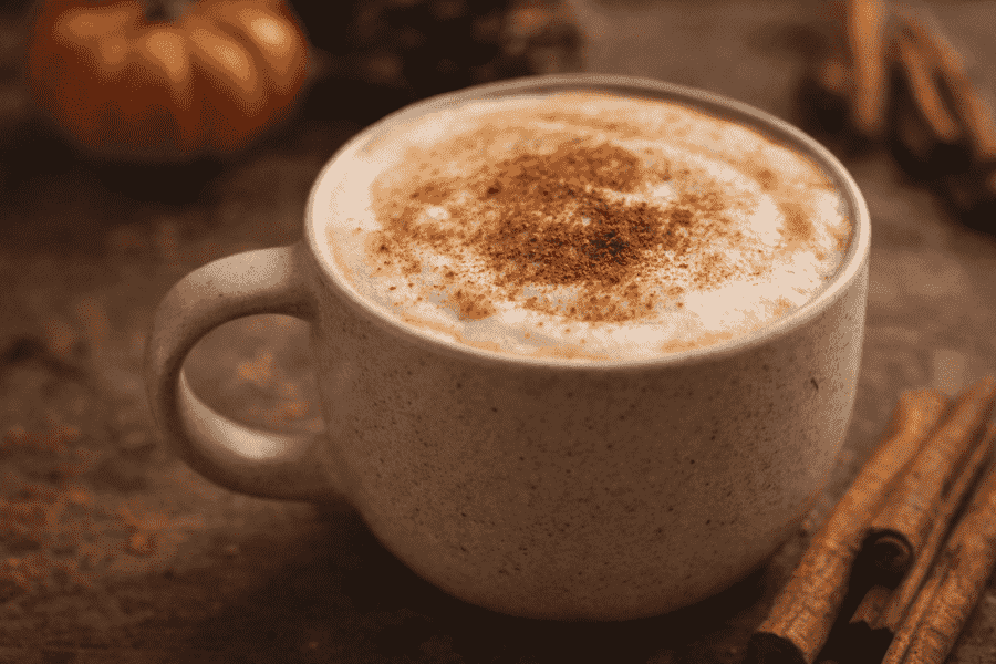 Pumpkin spice latte: a spicy autumn drink