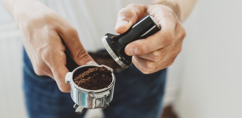 Ground coffee