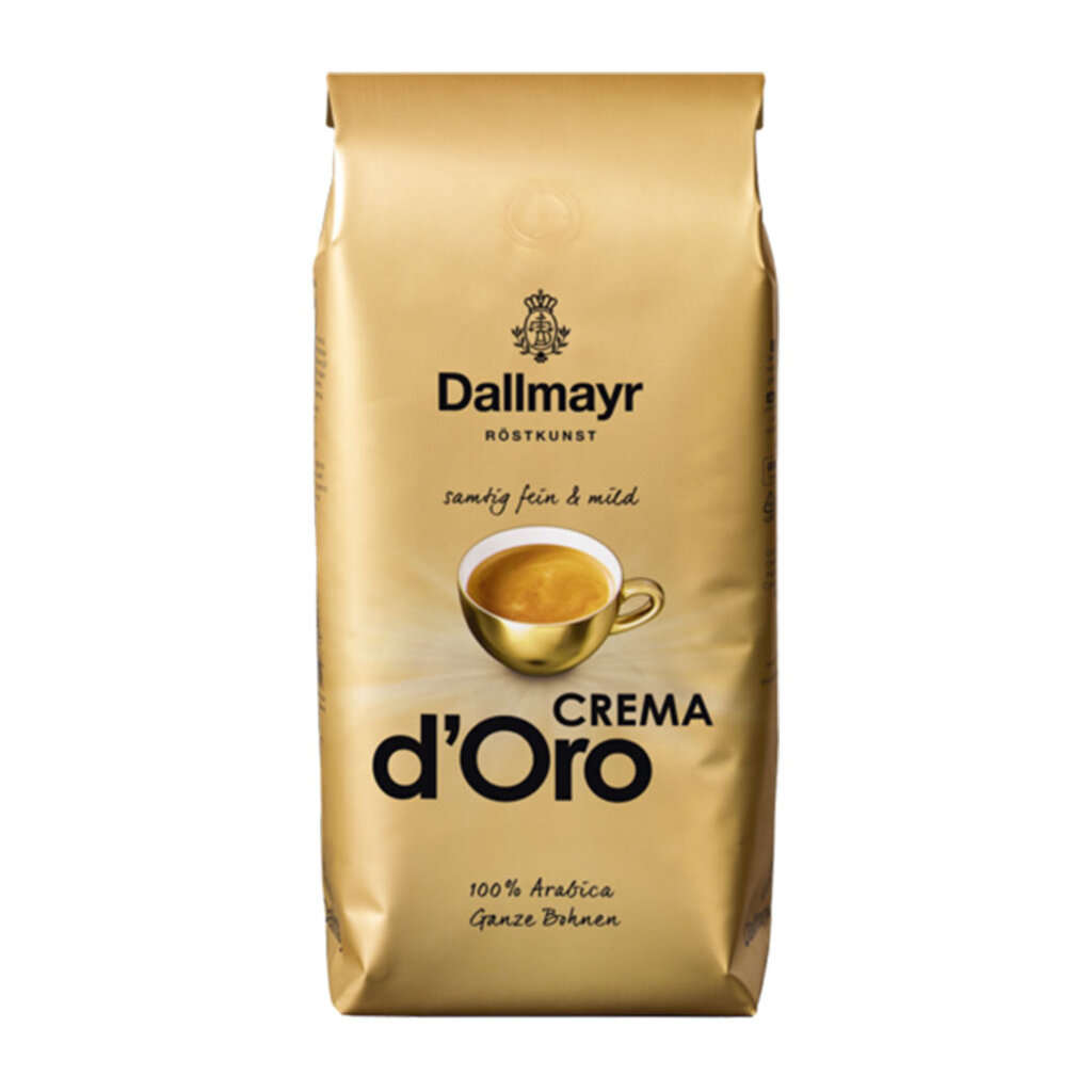 Dallmayr d'Oro do Brasil コーヒー 1000g 2袋 Dallmayr Crema d'Oro do BRASIL coffee beans 1kg - KAVA.eu