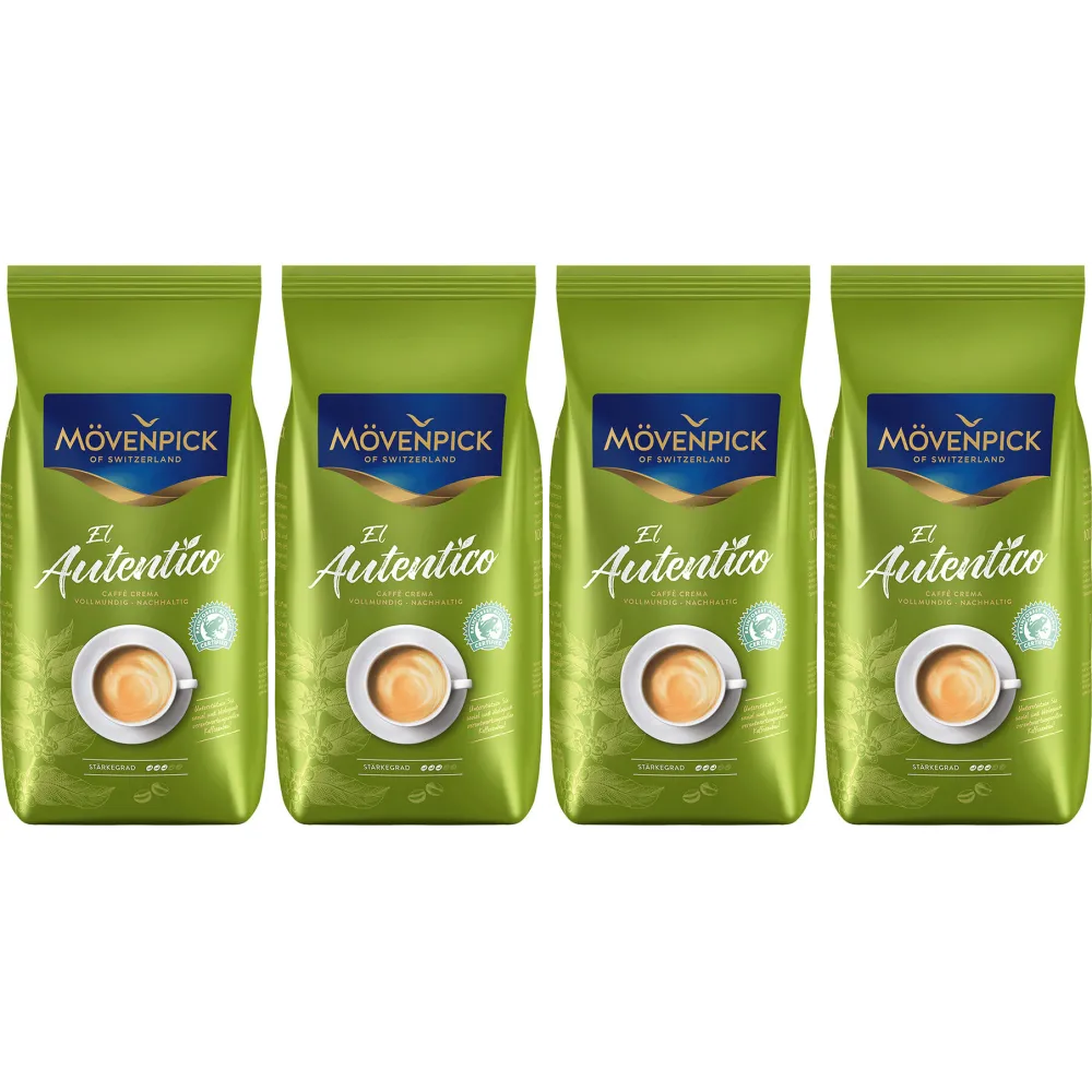 Mövenpick El Autentico - Coffee Beans - 4 x 1kg