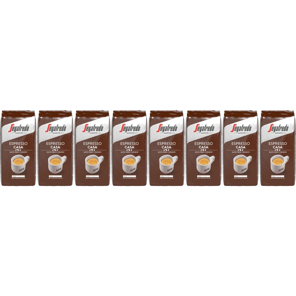Segafredo Espresso Casa - coffee beans - 8 x 1 kilo