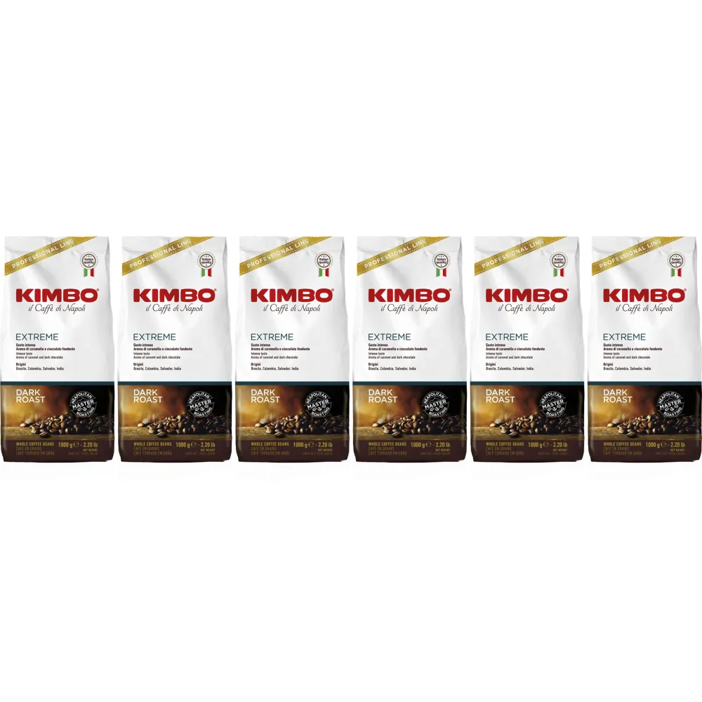 Kimbo Espresso Bar Extreme - coffee beans - 6 x 1 kilo