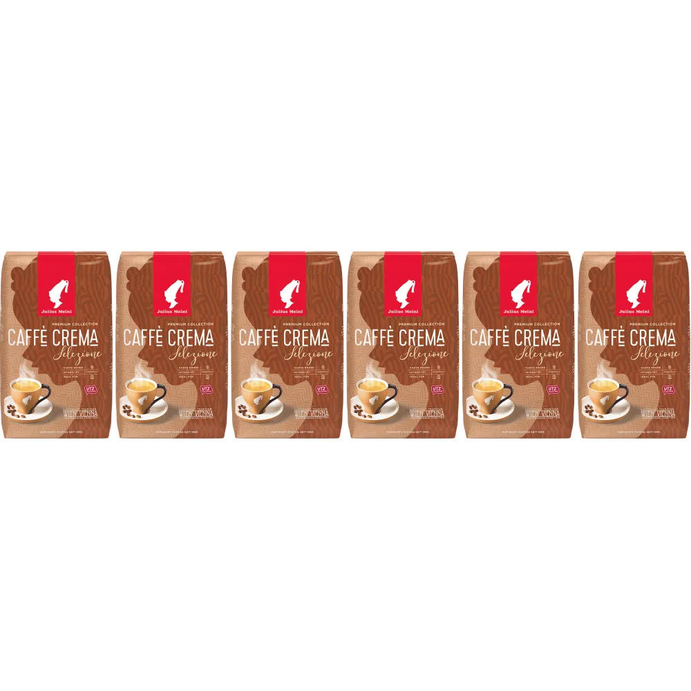 Julius Meinl Caffè Crema Premium Collection - coffee beans - 6 x 1 kilo