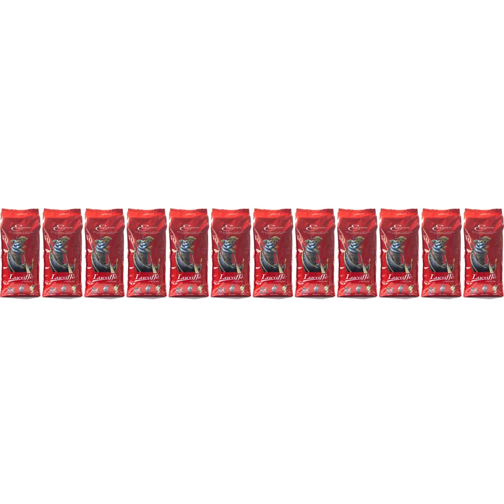Lucaffé Exquisit - Coffee Beans - 12 x 1 Kilogram