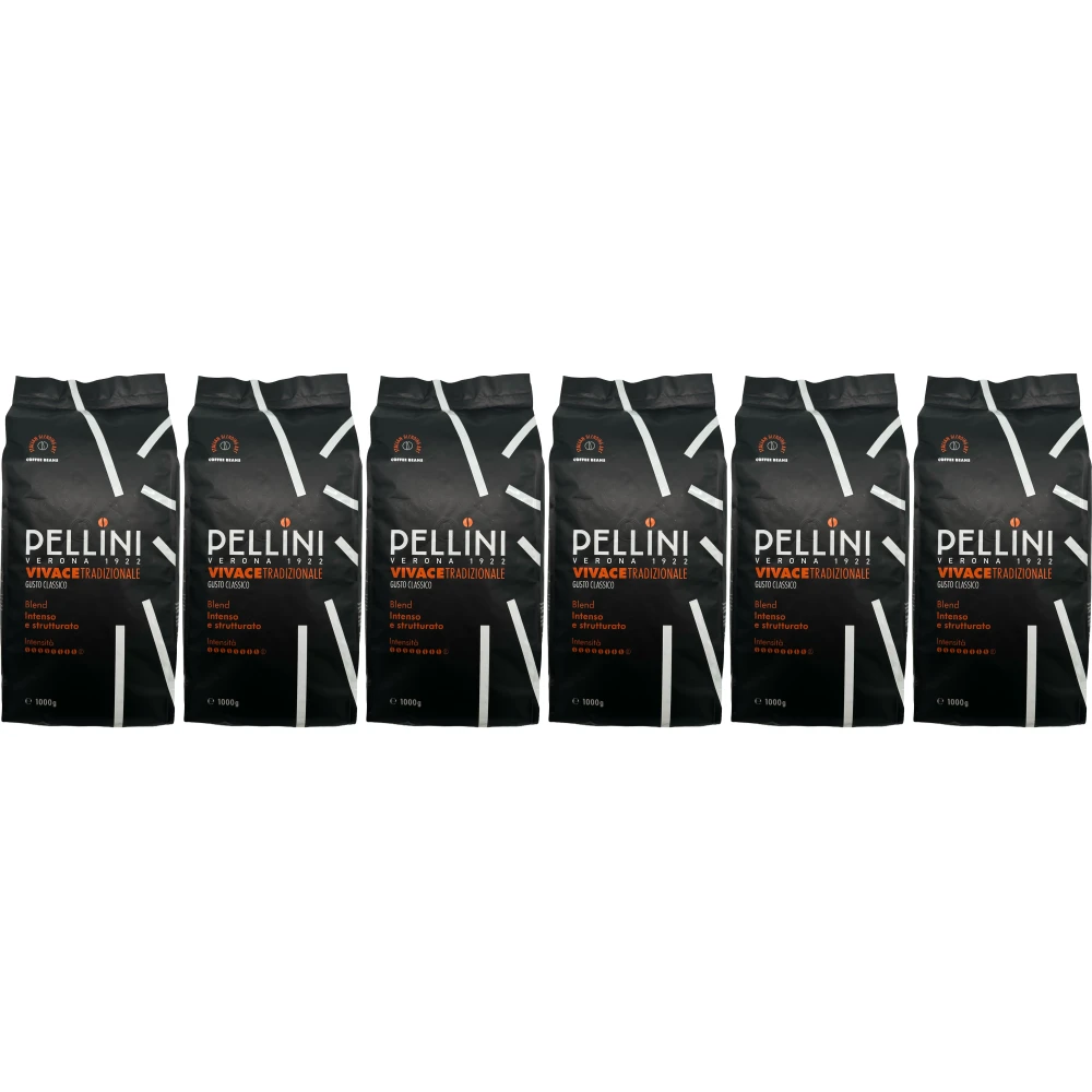 Pellini Espresso Bar No 82 Vivace - coffee beans - 6 x 1 kilo