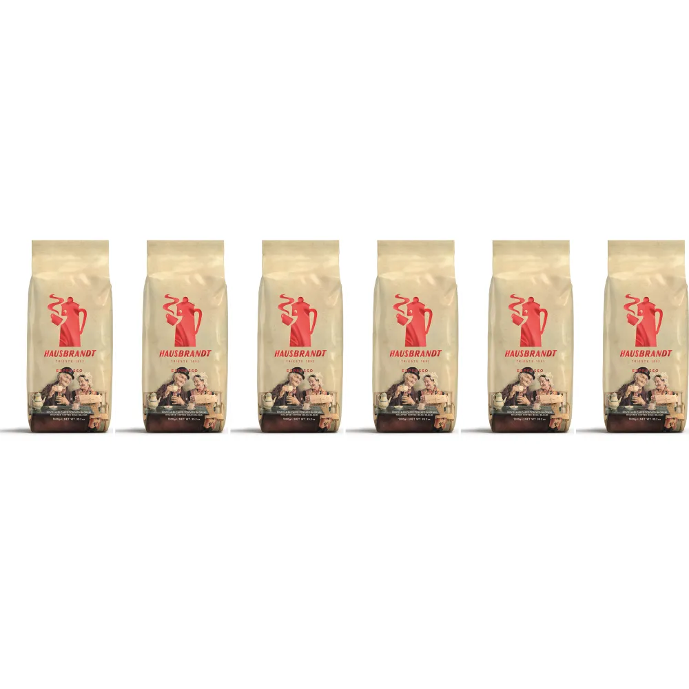 Caffè Hausbrandt Espresso (Nonnetti) - coffee beans - 6 x 1 kilo