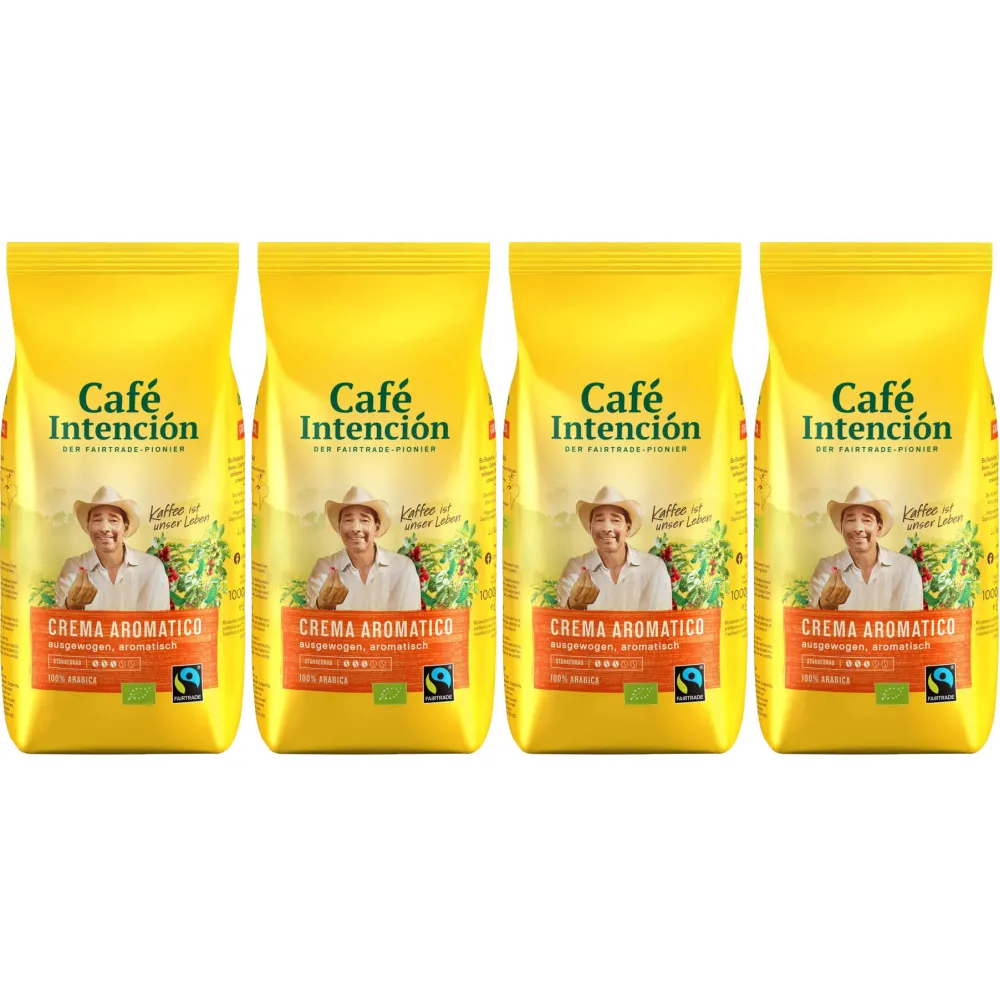 Café Intención Crema Aromatico - coffee beans - 4 x 1 kilo