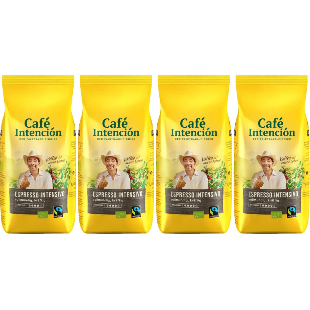 Café Intención Intensivo - coffee beans - 4 x 1 kilo