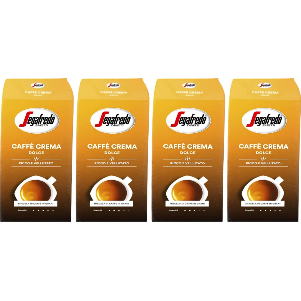 Segafredo Caffè Crema Dolce - coffee beans - 4 x 1 kilo