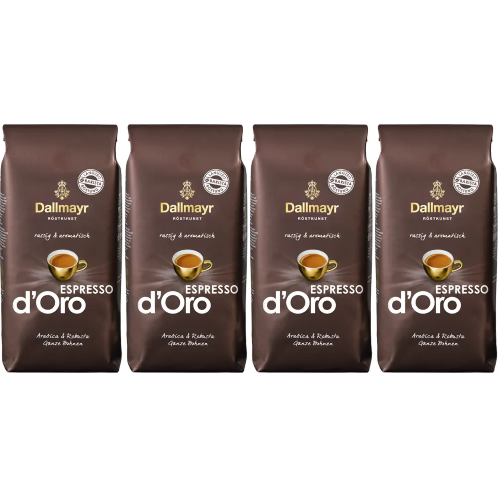 Dallmayr Espresso d'Oro - coffee beans - 4 x 1 kilo