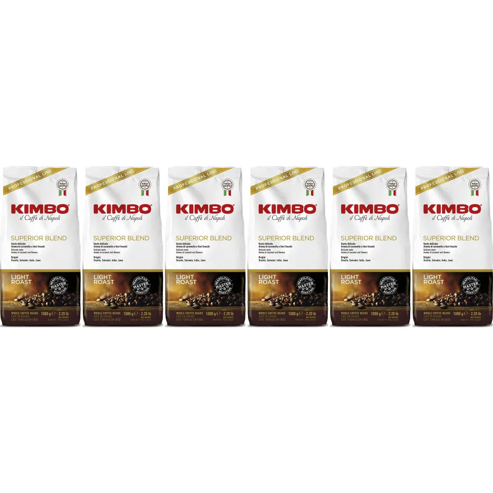 Kimbo Superior Blend - coffee beans - 6 x 1 kilo