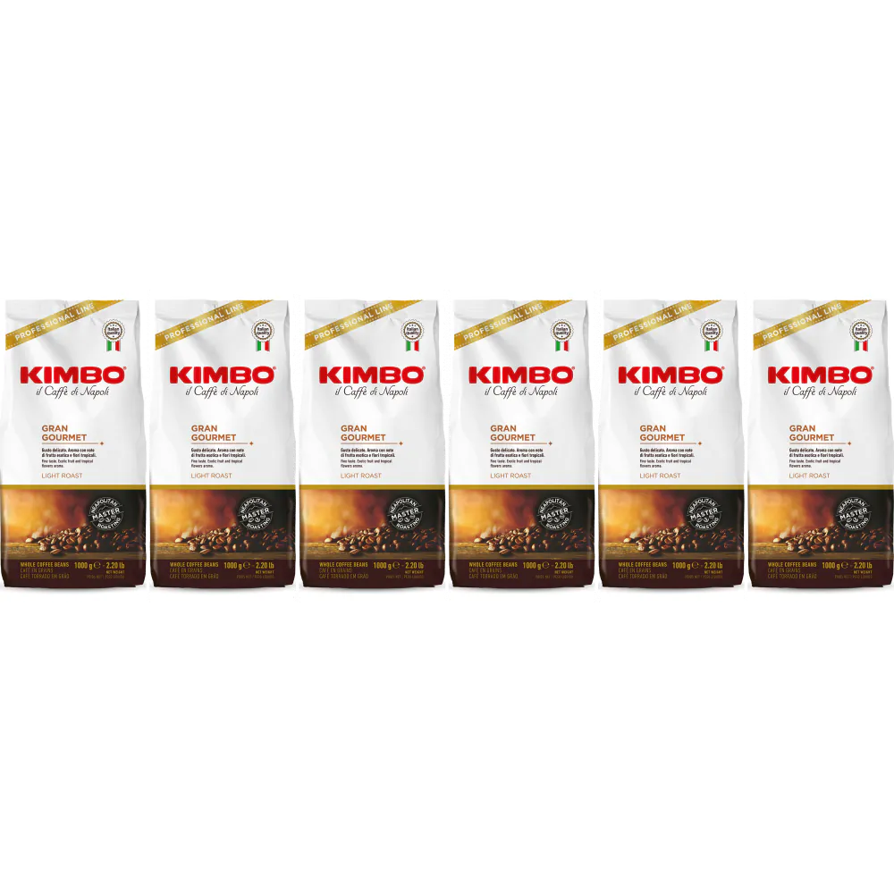 Kimbo Gran Gourmet - Coffee Beans - 6 x 1 Kilogram