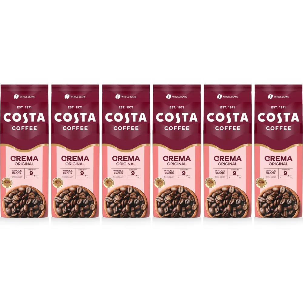 Costa Coffee Caffè Crema Original Blend - coffee beans - 6 x 1 kilo
