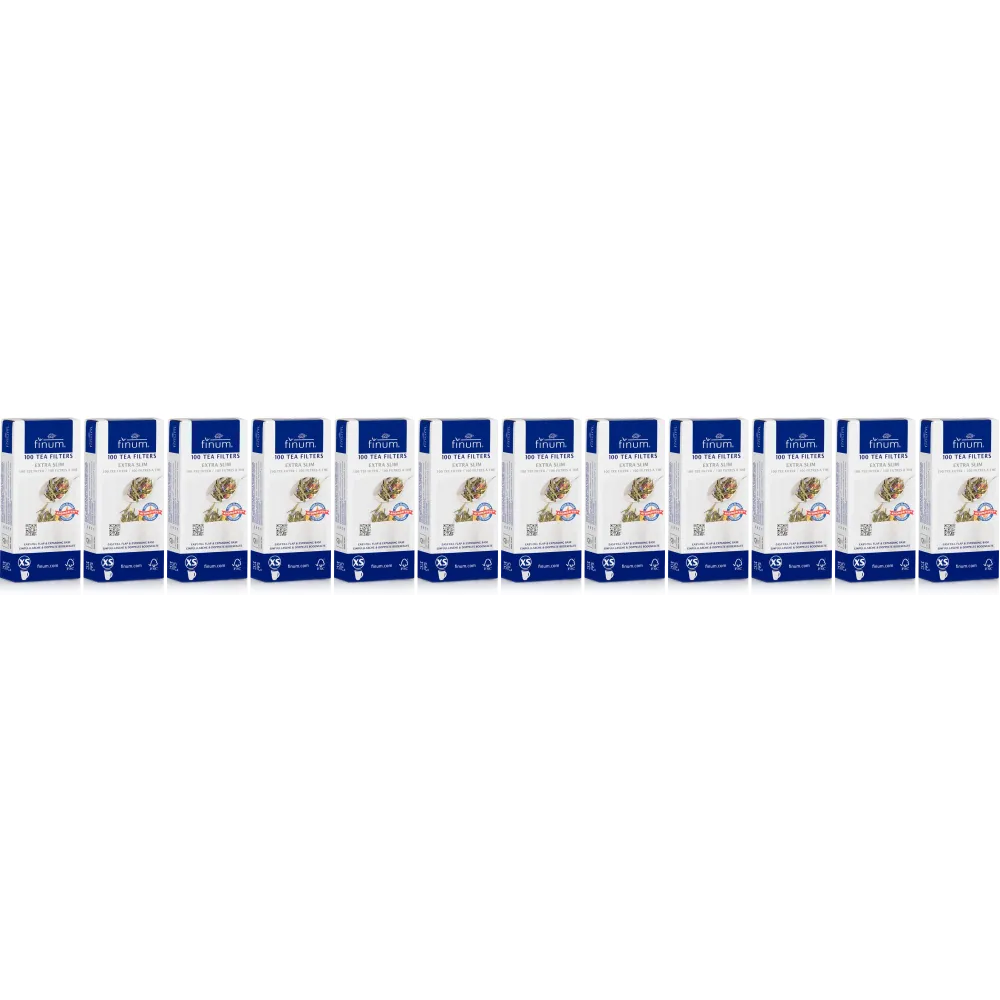 Tea filters XS Finum - 1 to 2 cups - 12 x 100 pieces