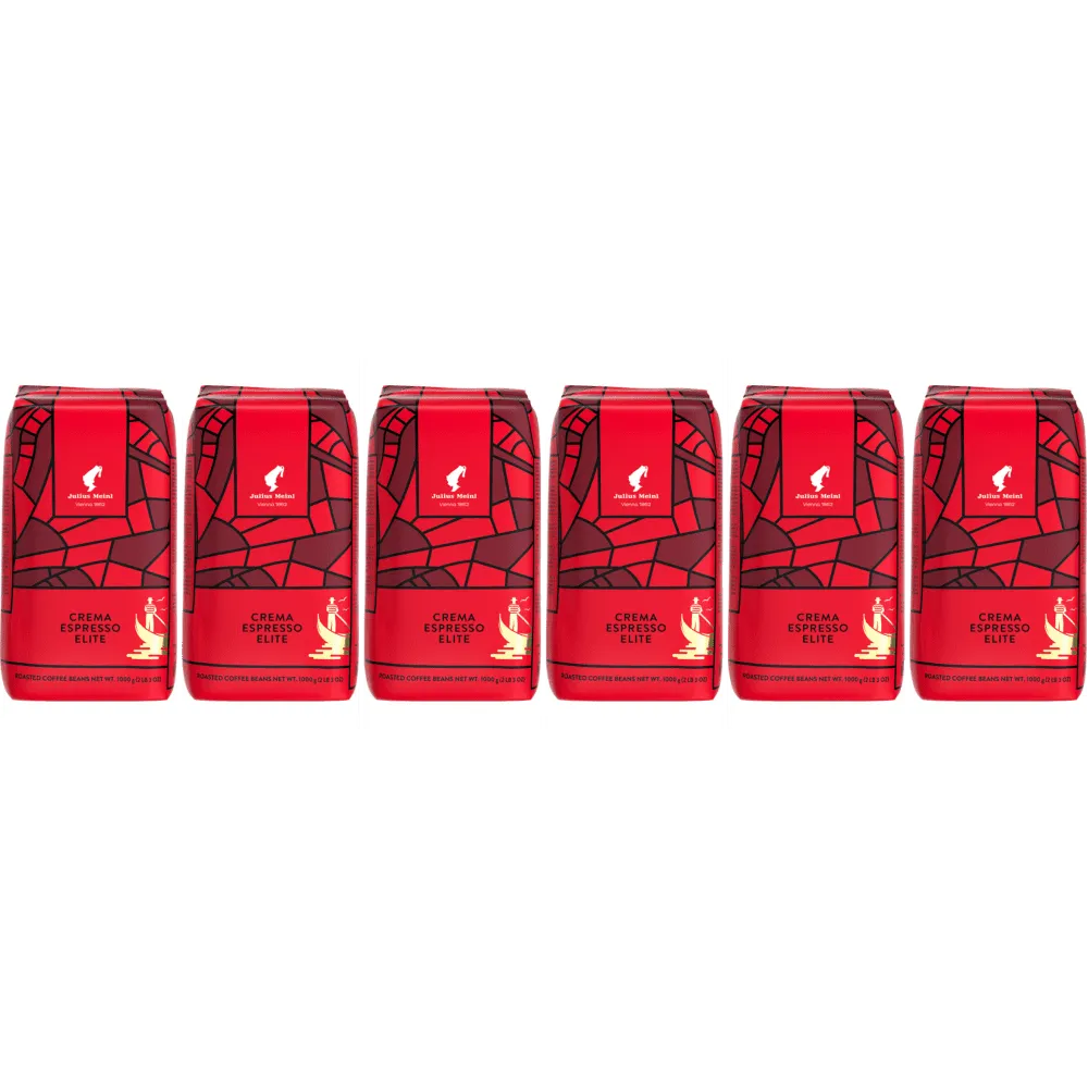 Julius Meinl Crema Espresso Elite Italian Line - coffee beans - 6 x 1 kilo