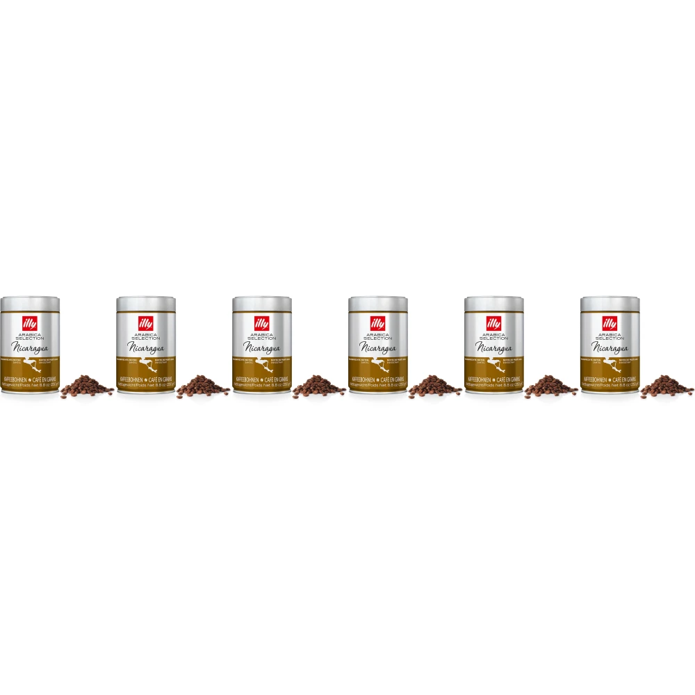 illy - Coffee Beans - 6 x Arabica Selection - Nicaragua - 250 grams