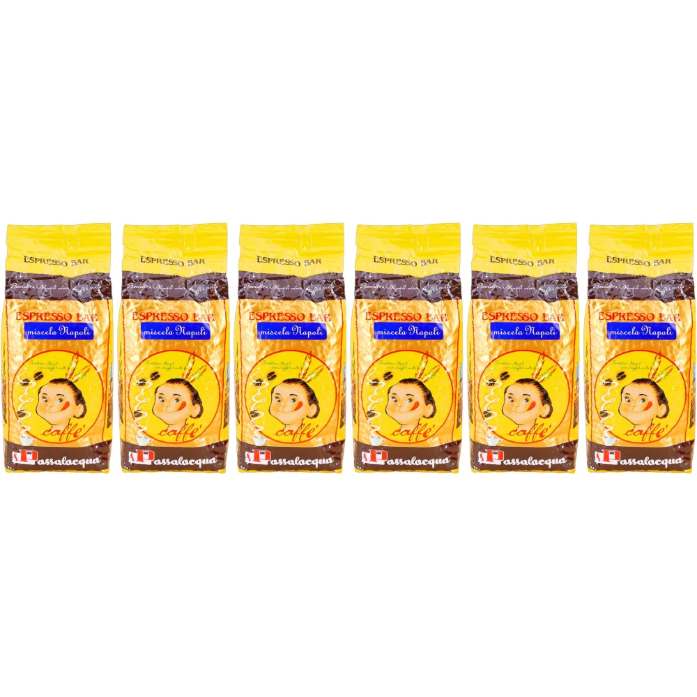 Passalacqua Napoli Blend - Coffee Beans - 6 x 1 Kilogram