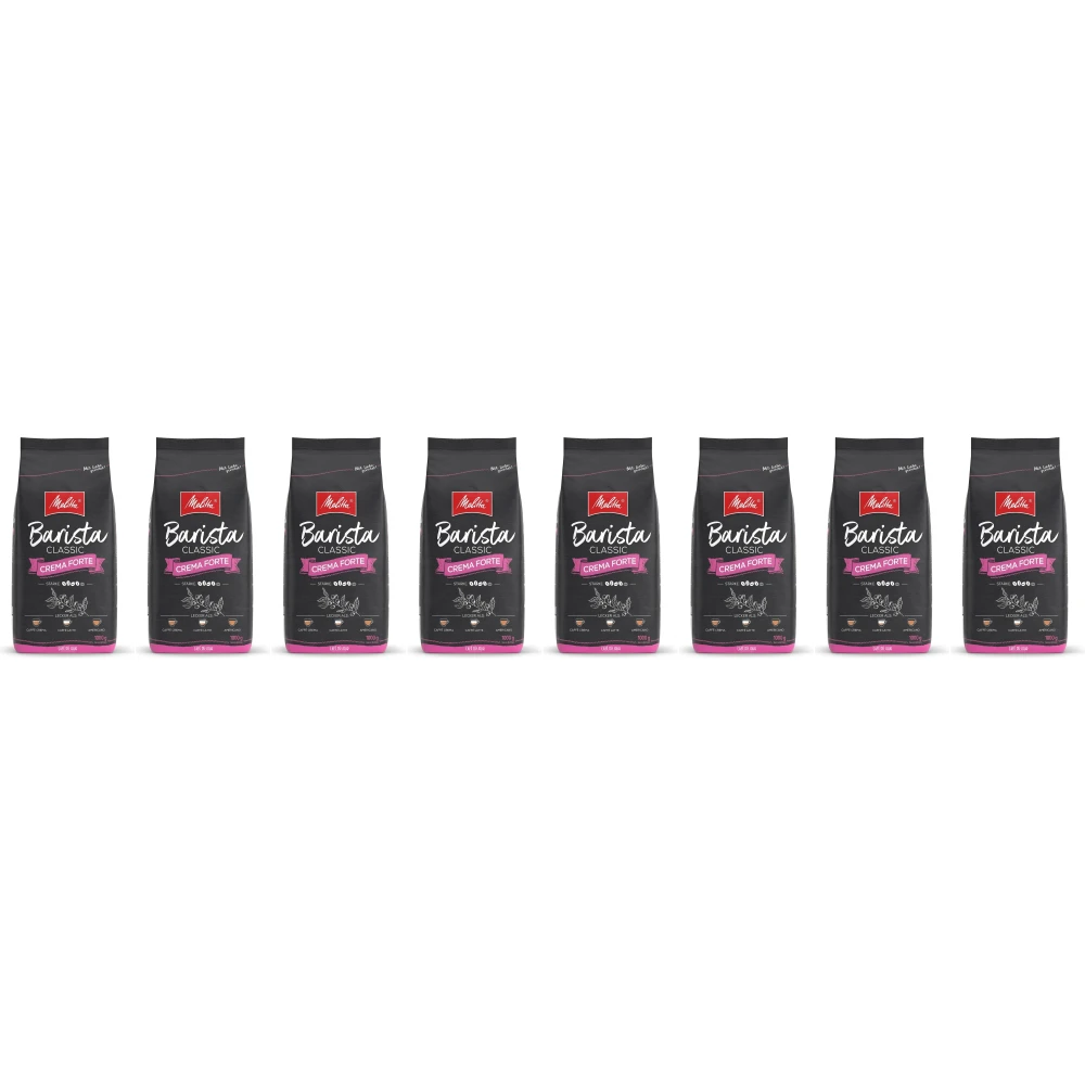 Melitta Barista Crema Forte - coffee beans - 8 x 1 kilo