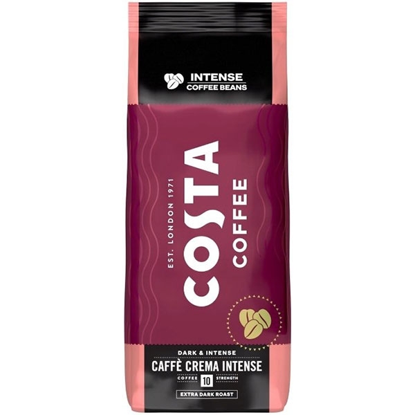 Costa Coffee Caffè Crema Intense - coffee beans - 6 x 1 kilo