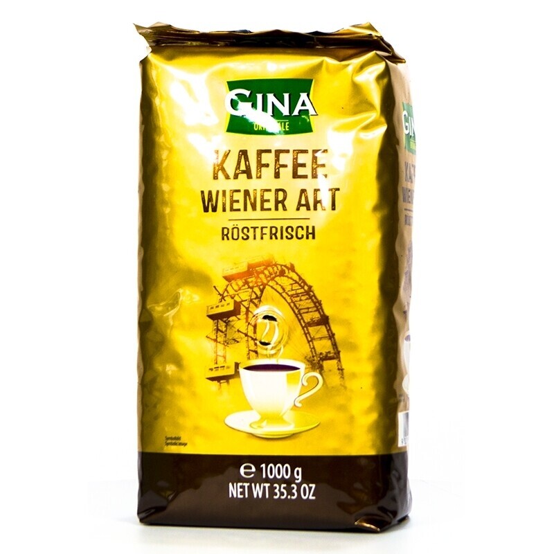 Gina Wiener Kaffee - coffee beans - 6 x 1 kilo