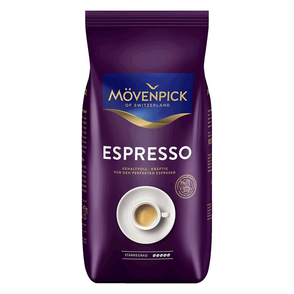 Mövenpick Espresso - coffee beans - 4 x 1 kilo