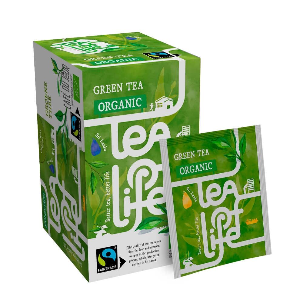 Green Tea - Organic & Fairtrade - Tea of Life - 25 tea bags