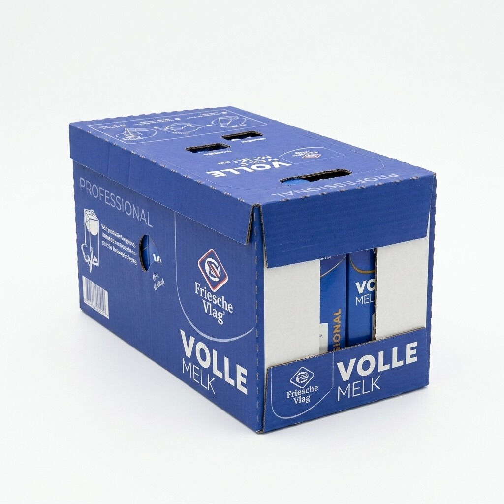 Friesche Vlag Lang Lekker whole milk - box 12 x 1 litre