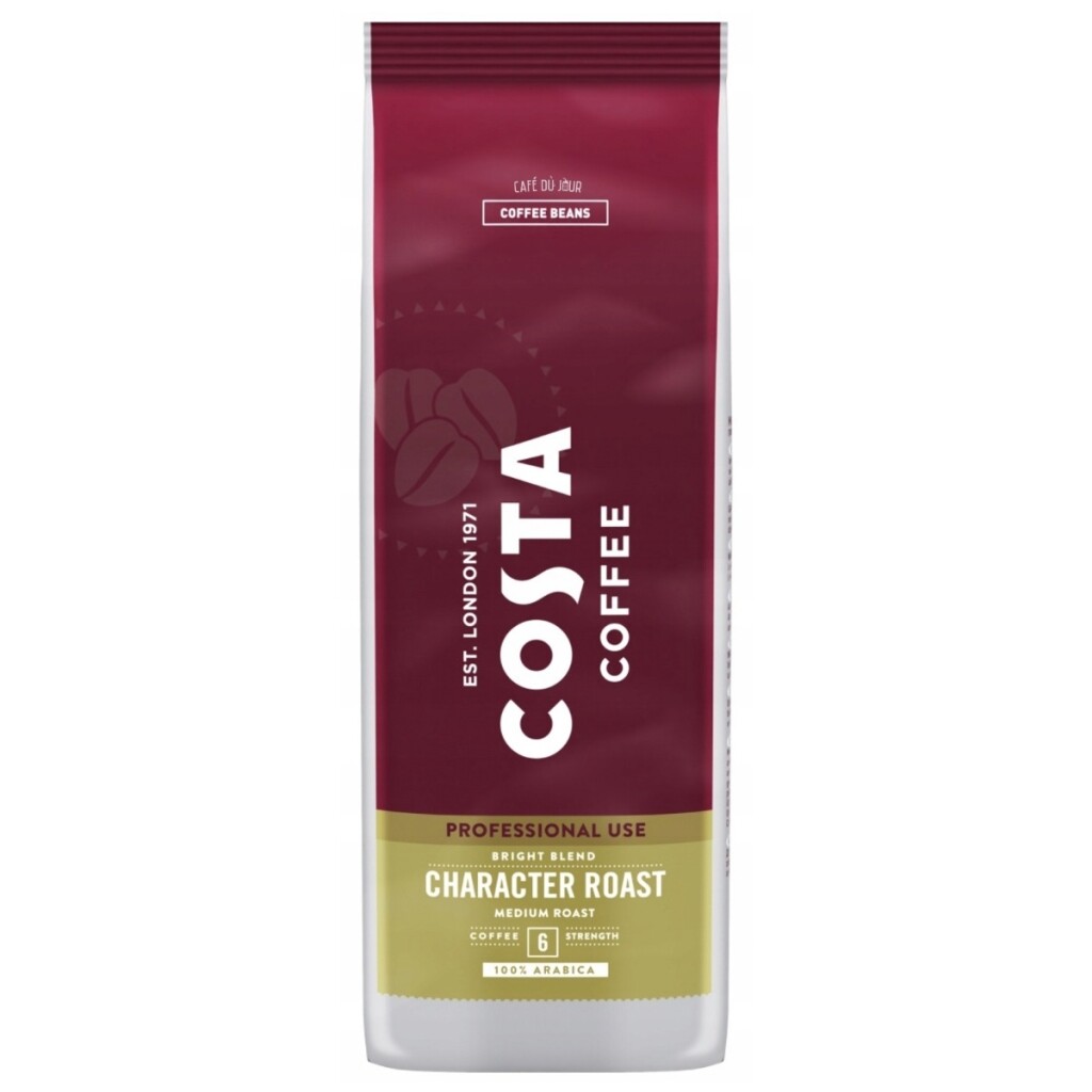 Costa Coffee Character Bright Blend Medium Roast - Coffee Beans - 1 Kilo