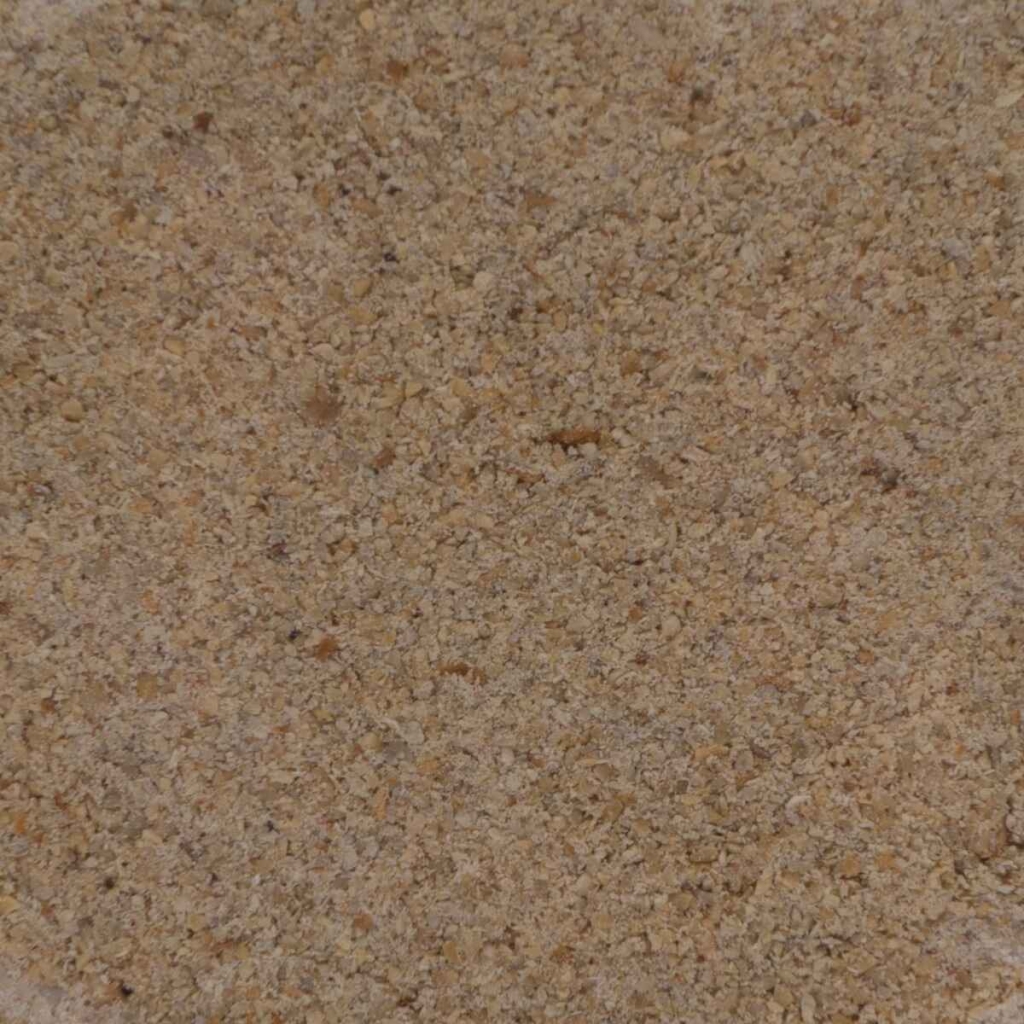 Close-up of green ground coffee