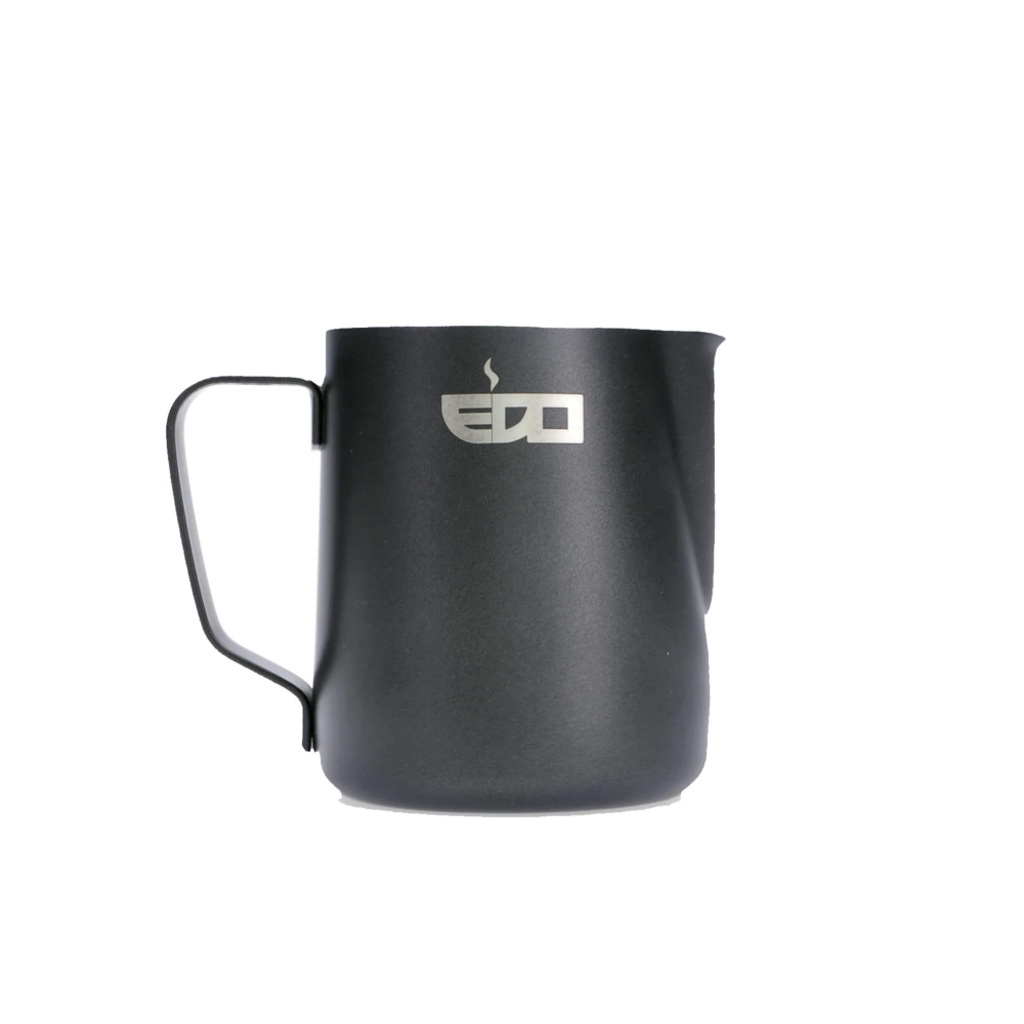 Milk jug - stainless steel matt black - 350 ml
