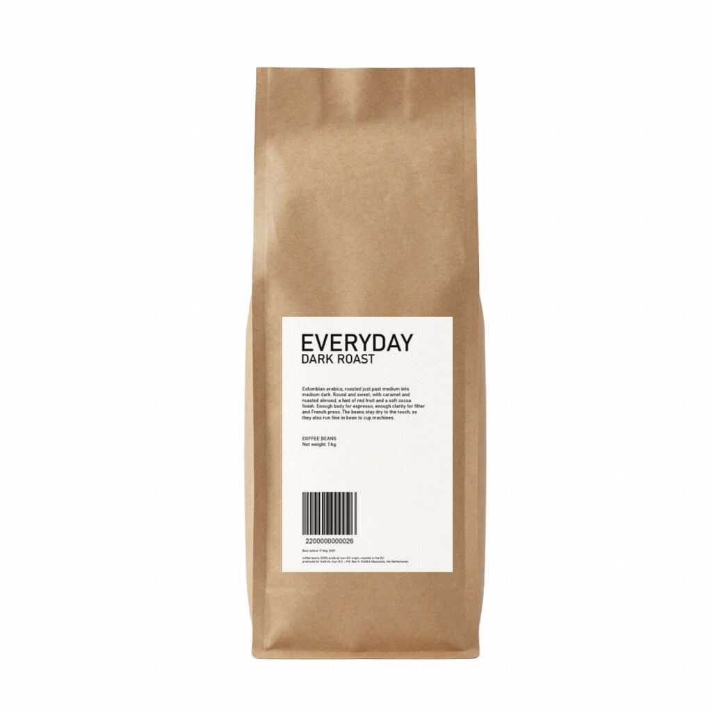 Café du Jour Everyday Dark Roast - koffiebonen - 1 kilo