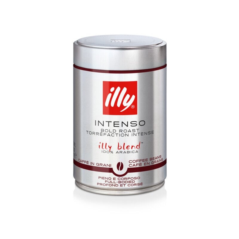 Illy dark roast (black / intenso) coffee beans 250 g