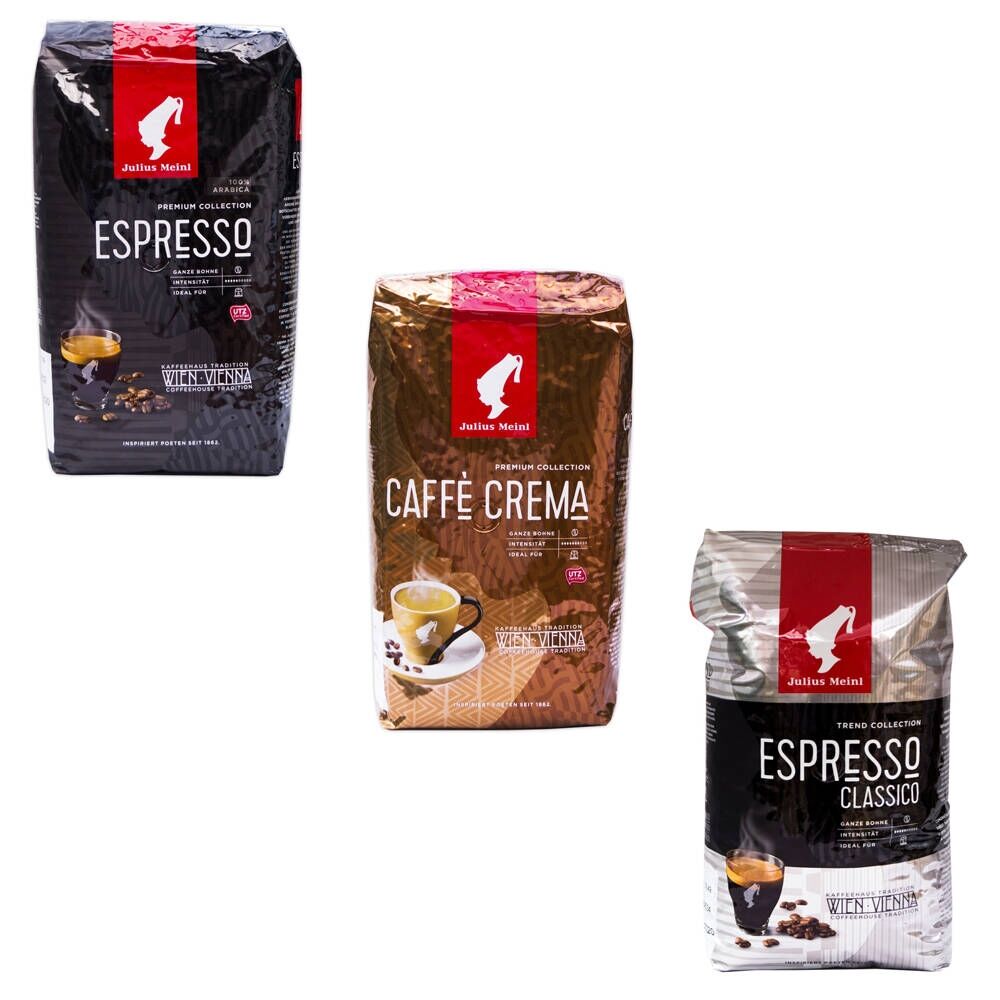 Julius Meinl coffee beans tasting pack 3 x 1 kg