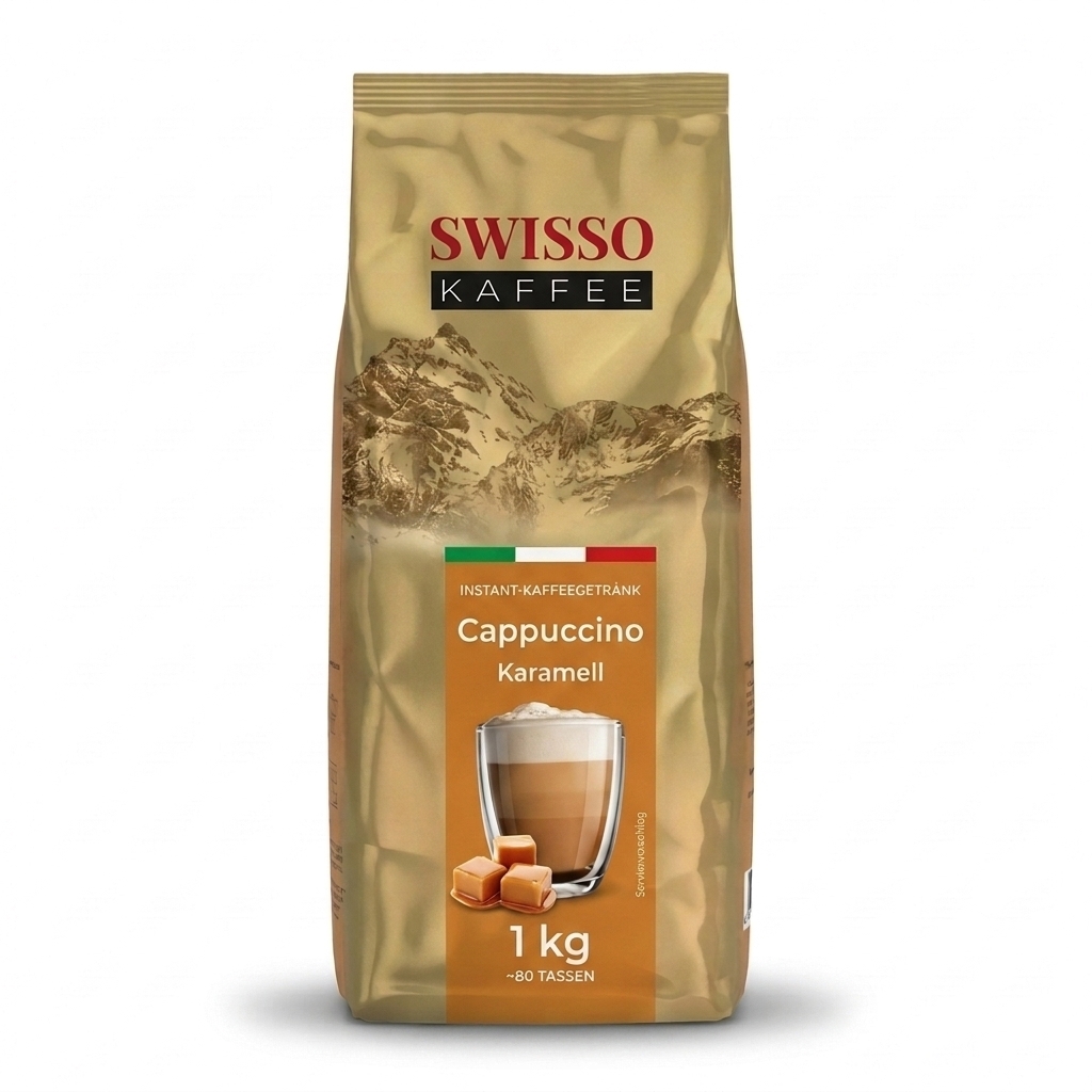 Swisso Kaffee Cappuccino Caramel - instant cappuccino - 1 kilo