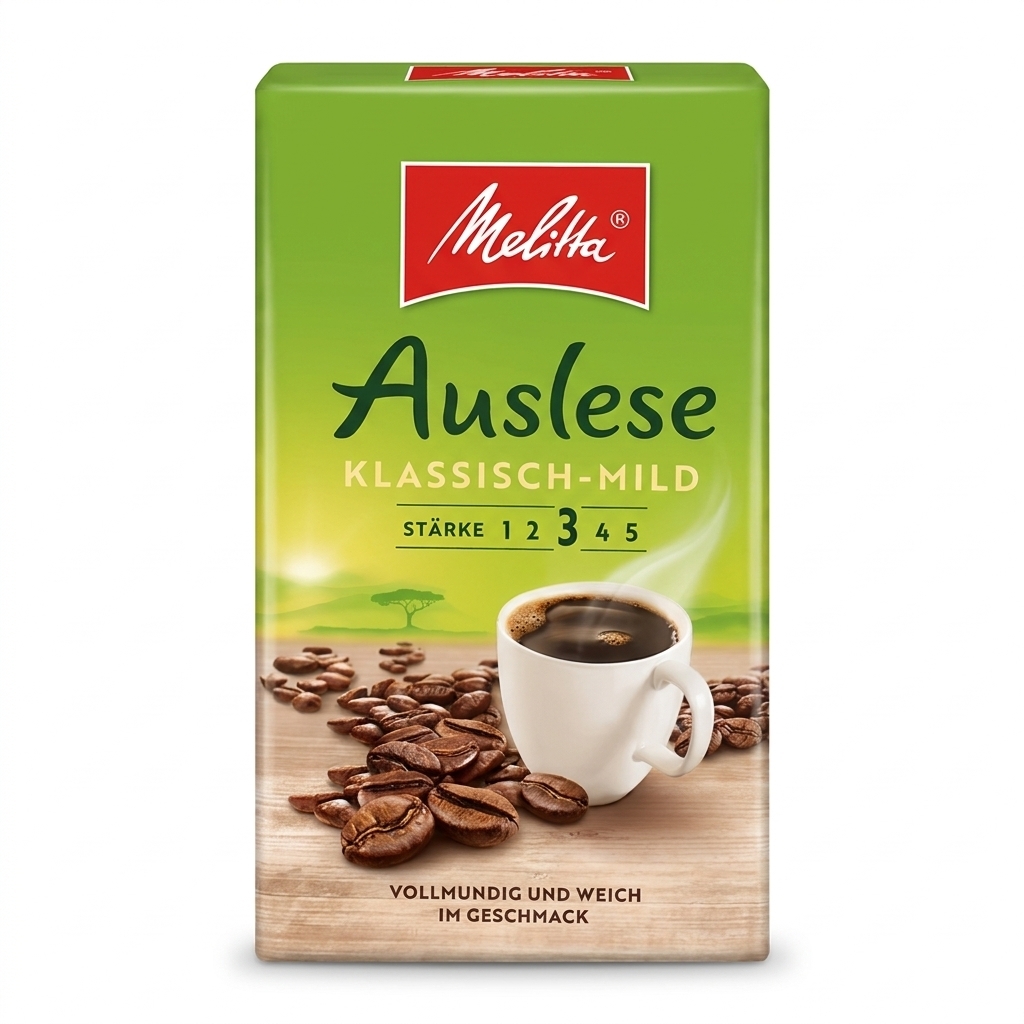 Melitta Auslese Klassisch Mild - ground coffee - 500 grams