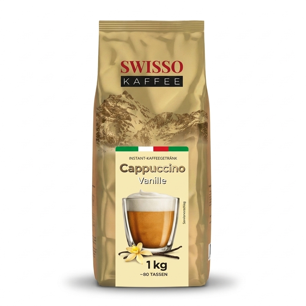 Swisso Kaffee Cappuccino Vanilla - instant cappuccino - 1 kilo