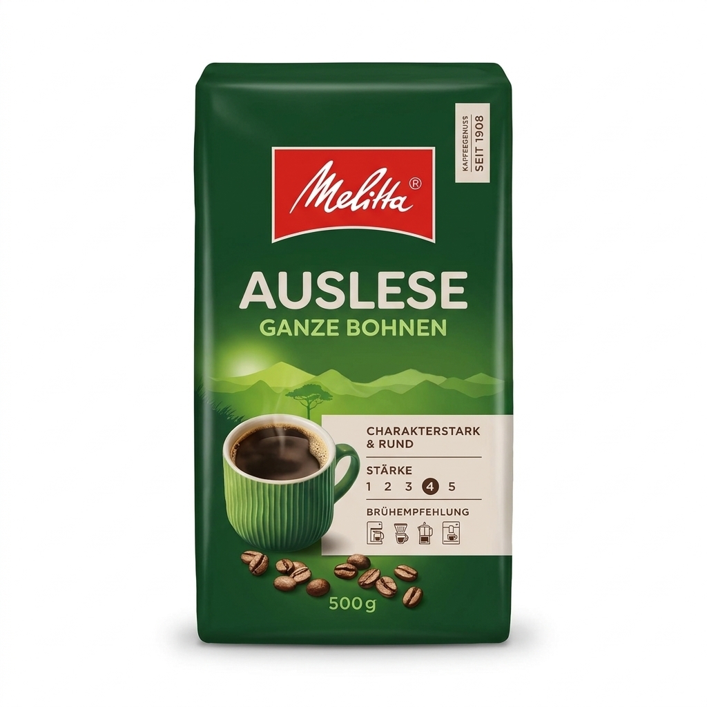 Melitta Auslese - coffee beans - 500 grams