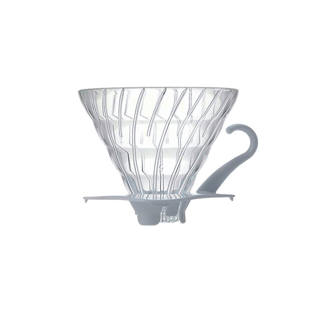 Hario V60 dripper - glass with white holder - size 02 (VDG-02W)