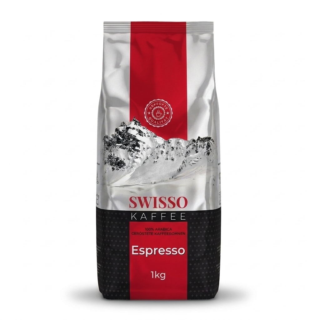 Swisso Kaffee Espresso - coffee beans - 1 kilo