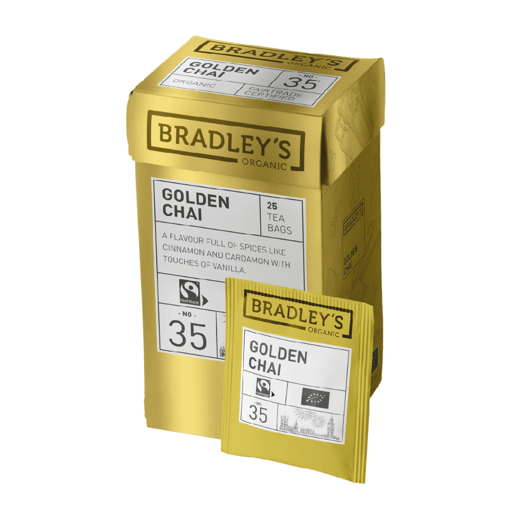 Golden Chai No.35 - Organic & Fairtrade - Bradley's - 25 tea bags
