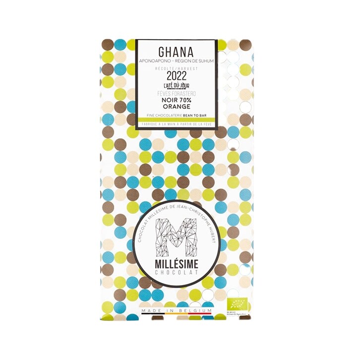 Millésime - Ghana (with orange) - 70% dark chocolate