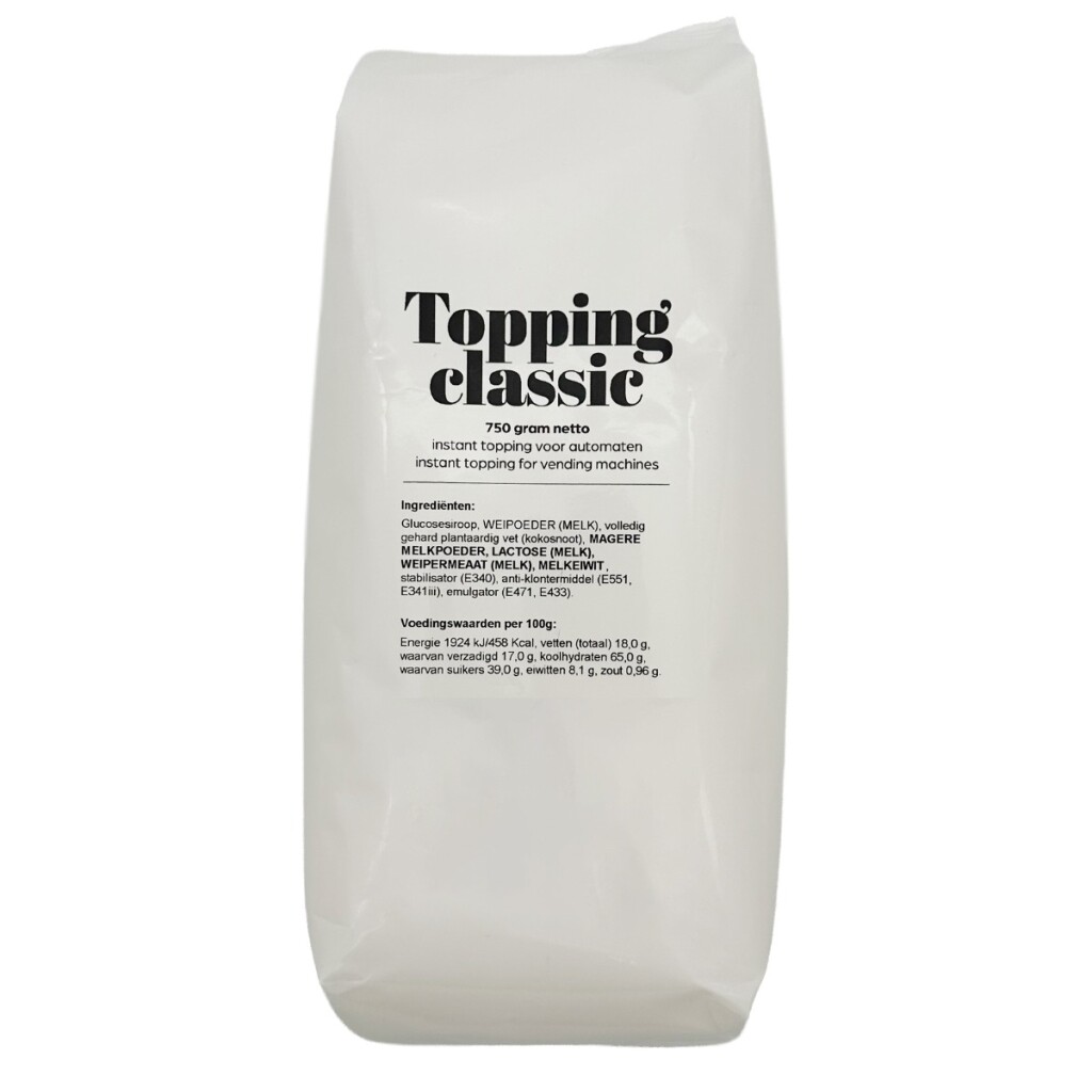 Café du Jour Milk Topping (less sugar)