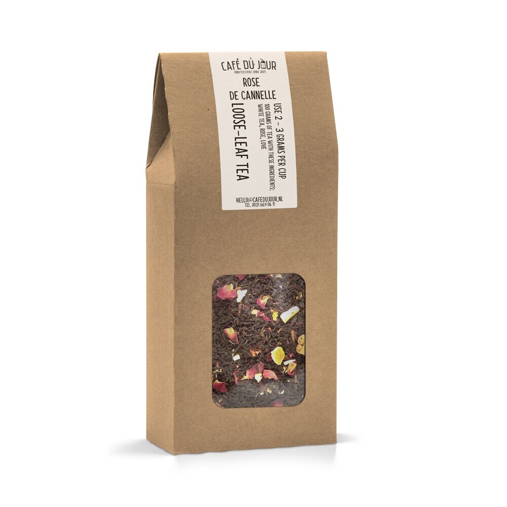 Rose de Cannelle - Black Tea 100 grams - Café du Jour loose leaf tea