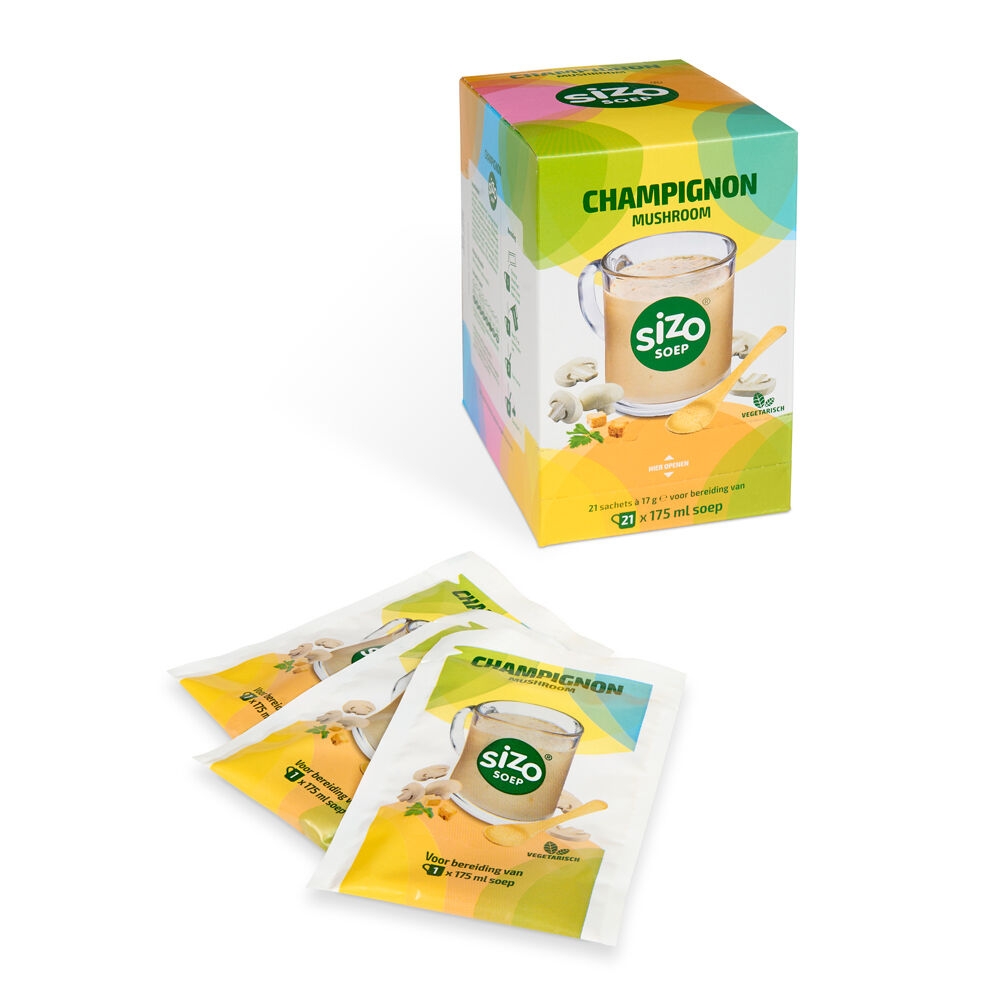 Sizo Soup Mushroom - instant soup - 21 sachets